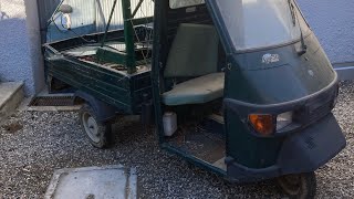 Piaggio Ape 50 PRESENTAZIONE DOPO LACQUISTO [upl. by Seavir]