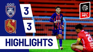 HIGHLIGHT JOHOR DARUL TAZIM II VS KELANTAN DARUL NAIM FC PIALA MFL 2425 [upl. by Aliban]