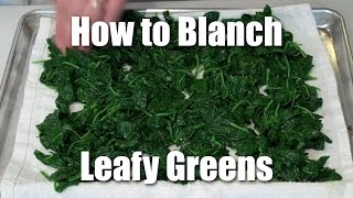 How To Blanch Leafy Greens [upl. by Janeen]