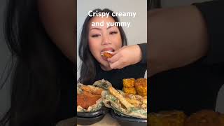 Cream and Crispy Chops fastfood food foodchallenge crunchyfood creamy [upl. by Adim]