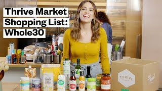 WHOLE30® Products to Stock Your Pantry  Thrive Market [upl. by Iduj824]