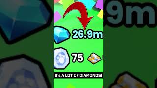 I opened MORE than 2000 THOUSANDS LARGE Gift Bag in Pet Sim 99 How many diamond gems we can GET [upl. by Lillis]