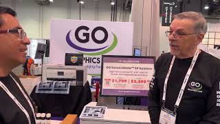 GO ScreenMate SP Screen Print System at the 2022 Printing United Las Vegas [upl. by Averell]