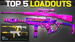 TOP 5 BEST META LOADOUTS in WARZONE 3 REBIRTH ISLAND [upl. by Savory947]