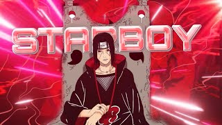 ITACHI 4K EDIT  STARBOY AMVEdit [upl. by Ahsimit]