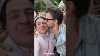 Jonathan Bailey kisses fan on the cheek at the Wicked premiere in LA jonathanbailey wicked fyp [upl. by Frederick]