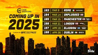 Cage Warriors 2025 Schedule ANNOUNCED [upl. by Fabi]