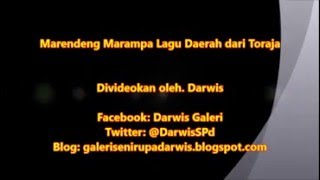 Marendeng Marampa Lagu Daerah dari Toraja Versi VIIIE [upl. by Hayn607]