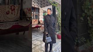 Myntra trench coat haul trenchcoat youtubeshorts myntrahaul myntrawinterwearhaul youtubeshorts [upl. by Afatsom]