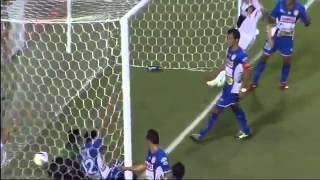 David Beckham Amazing Corner Kick Goal LA Galaxy v Metapan CONCACAF HD [upl. by Trinl]