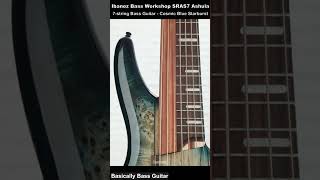 Ibanez Bass Workshop SRAS7 Ashula 7string  Cosmic Blue Starburst basicallybassguitar ibanez [upl. by Ogawa]