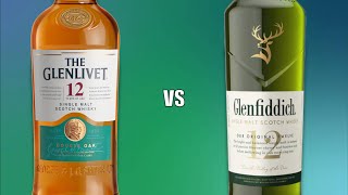 Glenlivet 12 vs Glenfiddich 12 Year Old Single Malt Scotch Whisky [upl. by Siro]