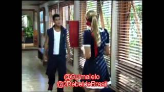 Rebelde 2 PeLice Brigam e Se Beijam [upl. by Lepley]