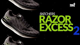 Skechers Razor Excess 2  Amortecido e leve com placa [upl. by Oinota]