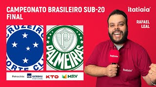 CRUZEIRO X PALMEIRAS  SUB20 AO VIVO NA ITATIAIA  REACT FINAL BRASILEIRÃO SUB20 [upl. by Amir]