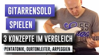 Gitarrensolo improvisieren  Gitarrensolo Tipps  Gitarrensolo Unterricht [upl. by Assena]