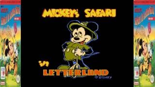 Mickeys Safari in Letterland Walkthrough  Nes Detonado [upl. by Anemolihp669]