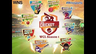 WNS CRICKET LEAGUE 2019 [upl. by Nemhauser]