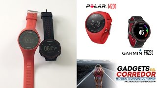 Comparativa Garmin Forerunner 235 y Polar M200 [upl. by Manvil709]