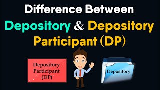 What is Depository and Depository Participant DP  Difference Explained in Hindi [upl. by Nahgeam913]