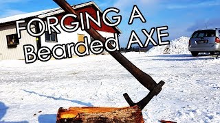 Forging a Bearded Axe  Emtervik Forge  Made in Sweden [upl. by Lull]