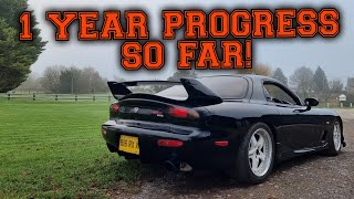 1994 Mazda RX7 FD3S Twin Turbo Walkaround amp Sound [upl. by Stockwell]