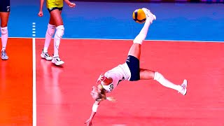 Acrobatic Foot Saves  Best Volleyball Actions for TWO Years  HD [upl. by Timi487]