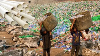 How Millions Waste Plastic Bottles Convert into PVC Pipe Through Recycling [upl. by Marisa887]