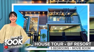 House Tour 40 ▪︎ Inside a ₱26500000 Strikingly Beautiful Home in BF Resort Village Las Piñas [upl. by Oniuqa]