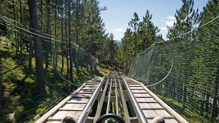 Andorra Tobotronc at Naturland POV  Worlds Largest Alpine Coaster [upl. by Aivek]