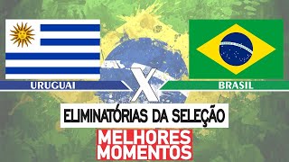 Uruguai x Brasil MELHORES MOMENTOS 17102023  ELIMINATÓRIAS DA COPA 2026 FIfa 23 [upl. by Terr]