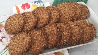 Galletas tostadas y extra crujientes de avena veganas  Episodio 1 [upl. by Jobi]