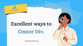 Master CENTER DIV in Minutes with These CSS Tips [upl. by Ahsinirt]