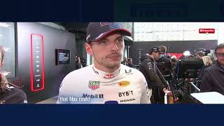 quotIT WAS AN EMOTIONAL RACEquot says Max Verstappen  PostRace Interviwew at the Brazilian Grand Prix [upl. by Nosyd510]