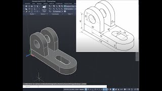 AutoCAD 3D Basics of Modeling STEP BY STEP [upl. by Mclyman248]