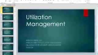 Utilization Management [upl. by Ordisy]