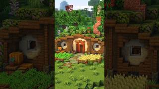 Minecraft Hobbit House 🏡 shorts [upl. by Ikciv]