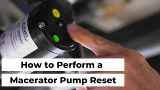 How to Perform a Macerator Pump Reset on Your Grech RV [upl. by Nivaj]