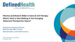 Pharma amp Biotech MampA in Gene amp Cell Therapy Whats Next in Advanced Therapeutics Deal Making [upl. by Nyladgam]