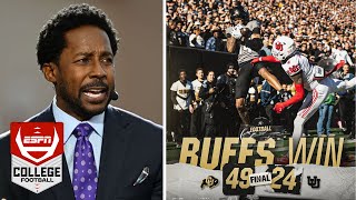 quotColorado looks like a legitimate CFP contenderquot  ESPN reacts to Buffaloes dominate Utah 4924 [upl. by Erin]