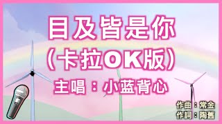 目及皆是你  小藍背心 🎤【 Karaoke 伴奏版 】純音樂導唱拼音字幕卡拉OK｜拼音歌詞 ChinesePinyin 『 我戒不掉你 像戒不了呼吸 漫長的距離 我用思念來代替 』 [upl. by Silber551]