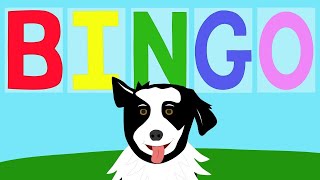 BINGO The DOG  Kids Songs And Nursery Rhymes  Educational Video for kids [upl. by Nalyac]