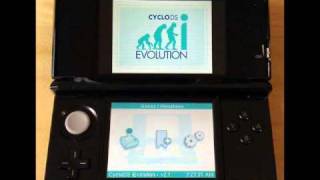 CycloDS iEvolution running on 3DS [upl. by Barhos]