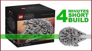 LEGO Millennium Falcon 75192 SHORT BUILD Star Wars  4 Minutes Fast Build  Exclusive For Collectors [upl. by Neri]