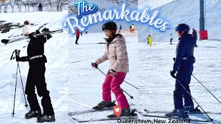 Her FIRST TIME Skiing  The Remarkables Queenstown New Zealand  Core Memory [upl. by Hamal]