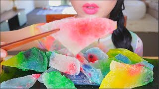 ASMR KOHAKUTOU JEWEL CANDY  CRYSTAL CANDY  EATING SOUNDS NO TALKING [upl. by Aliekat766]