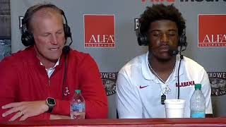 Coach Kalen DeBoer discuss player leadership on Alabama from Malachi Moore Tim Smith [upl. by Laveen]