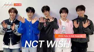 AAA 2024 LINEUP NCT WISH 엔시티 위시  Asia Artist Awards IN BANGKOK AAA AAA2024 [upl. by Jarita]