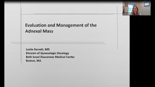 Evaluation and Management of the Adnexal Mass [upl. by Adanama]