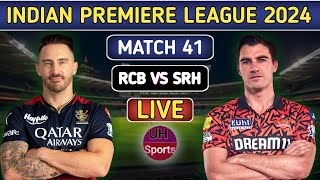 RCB Vs SRH Live  Bangalore Vs Hyderabad  SRH Vs RCB Live Commentary Match 41  RCB IN [upl. by Brawner]